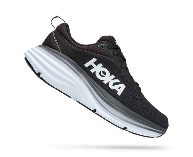 Hoka Hoka Bondi 8 Womens Black-White 1127952 Platou Sport 4