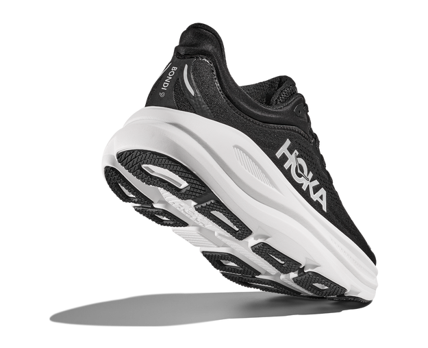 Hoka Hoka Bondi 9 Mens Black-White 1162011 Platou Sport 6