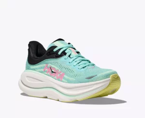 Hoka Bondi 9 Womens Blue Spark/Mint Fluorite