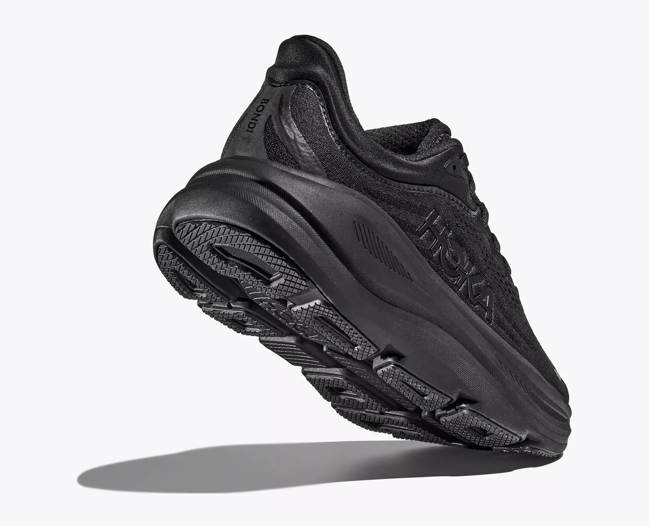 Hoka Hoka Bondi 9 X-Wide Mens Black-Black 1162015 Platou Sport 6