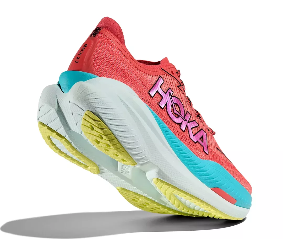 Hoka Hoka Mach X 2 Mens Grapefruit-Electric Coral 1155119 Platou Sport 3