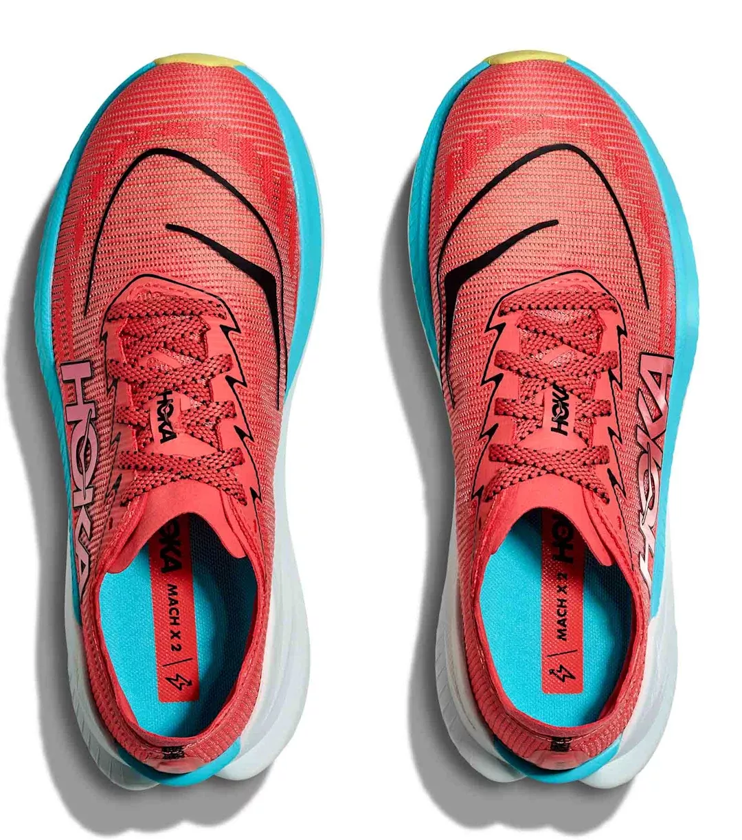 Hoka Hoka Mach X 2 Mens Grapefruit-Electric Coral 1155119 Platou Sport 6