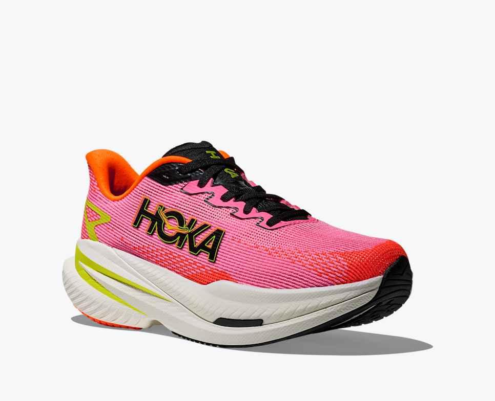 Hoka Hoka Mach X 3 Womens Neon Rose-Neon Tangerine 1168721 Platou Sport 1