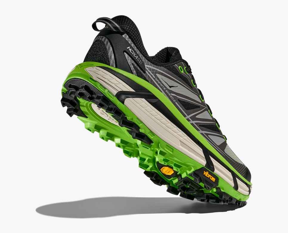 Hoka Hoka Mafate Speed 2 Unisex Black-Electric Green 1126851 Platou Sport 4