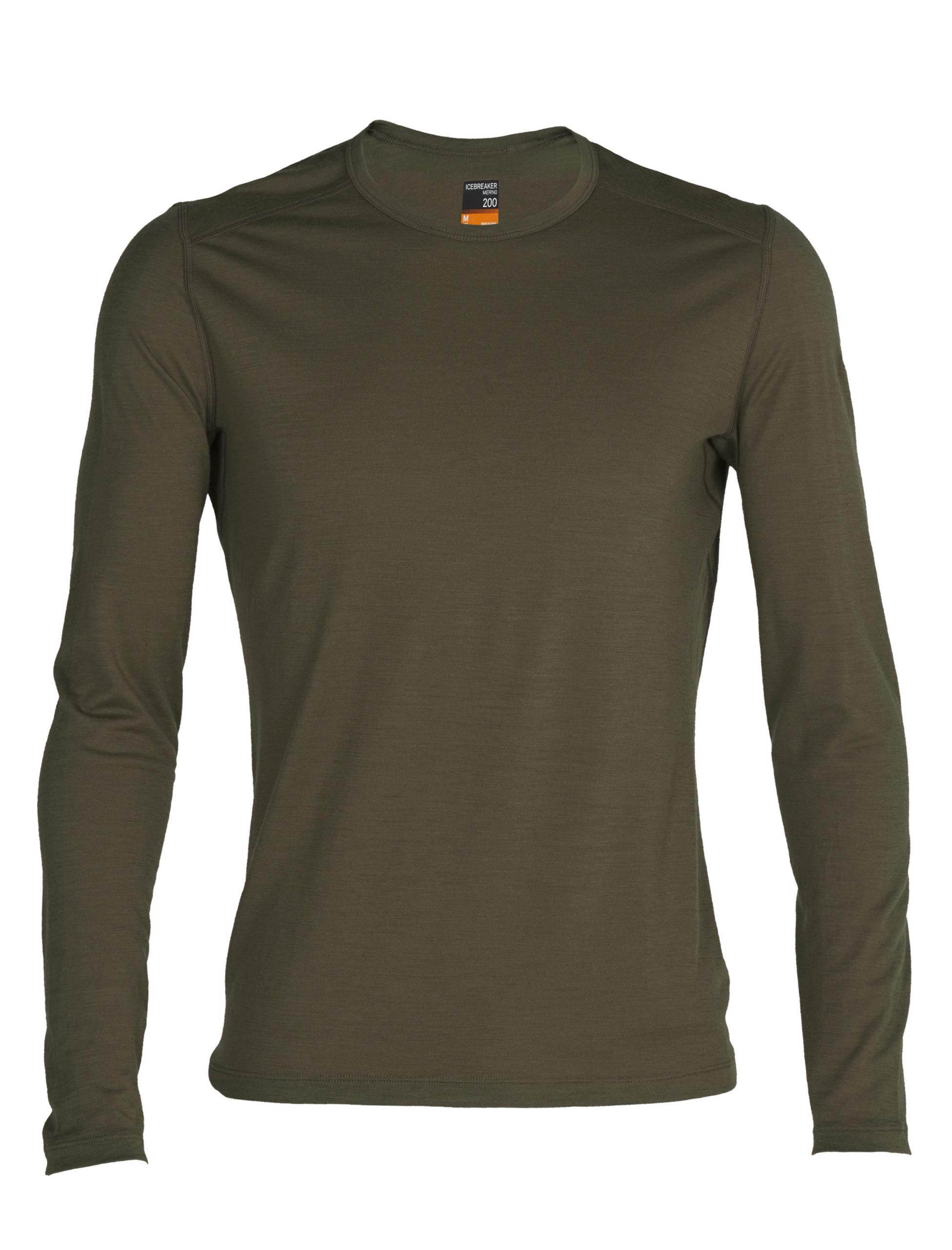 Icebreaker Icebreaker Mens 200 Oasis Ls Crewe Loden 104365 Platou Sport 1