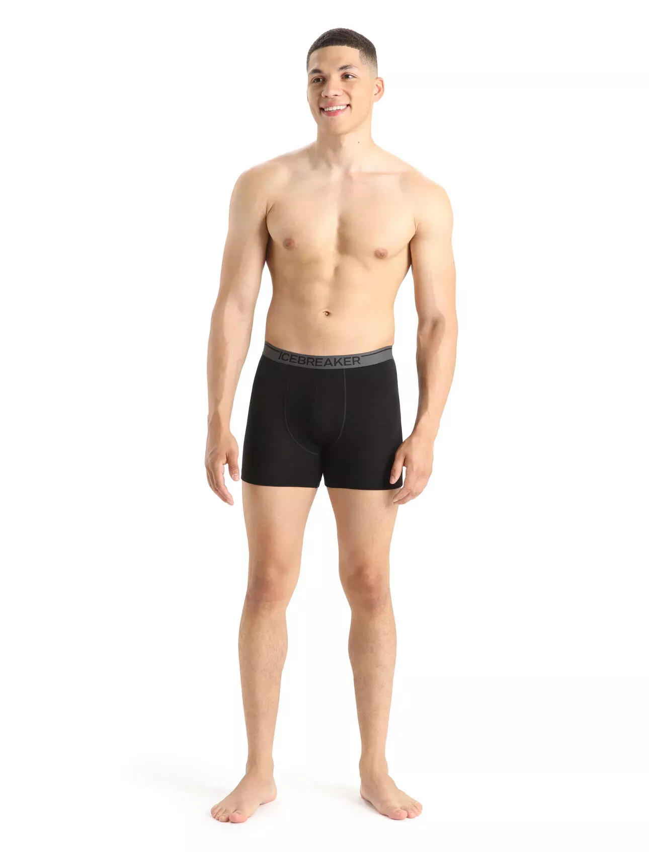Icebreaker Icebreaker Mens Anatomica Boxers Black 103029 Platou Sport 3