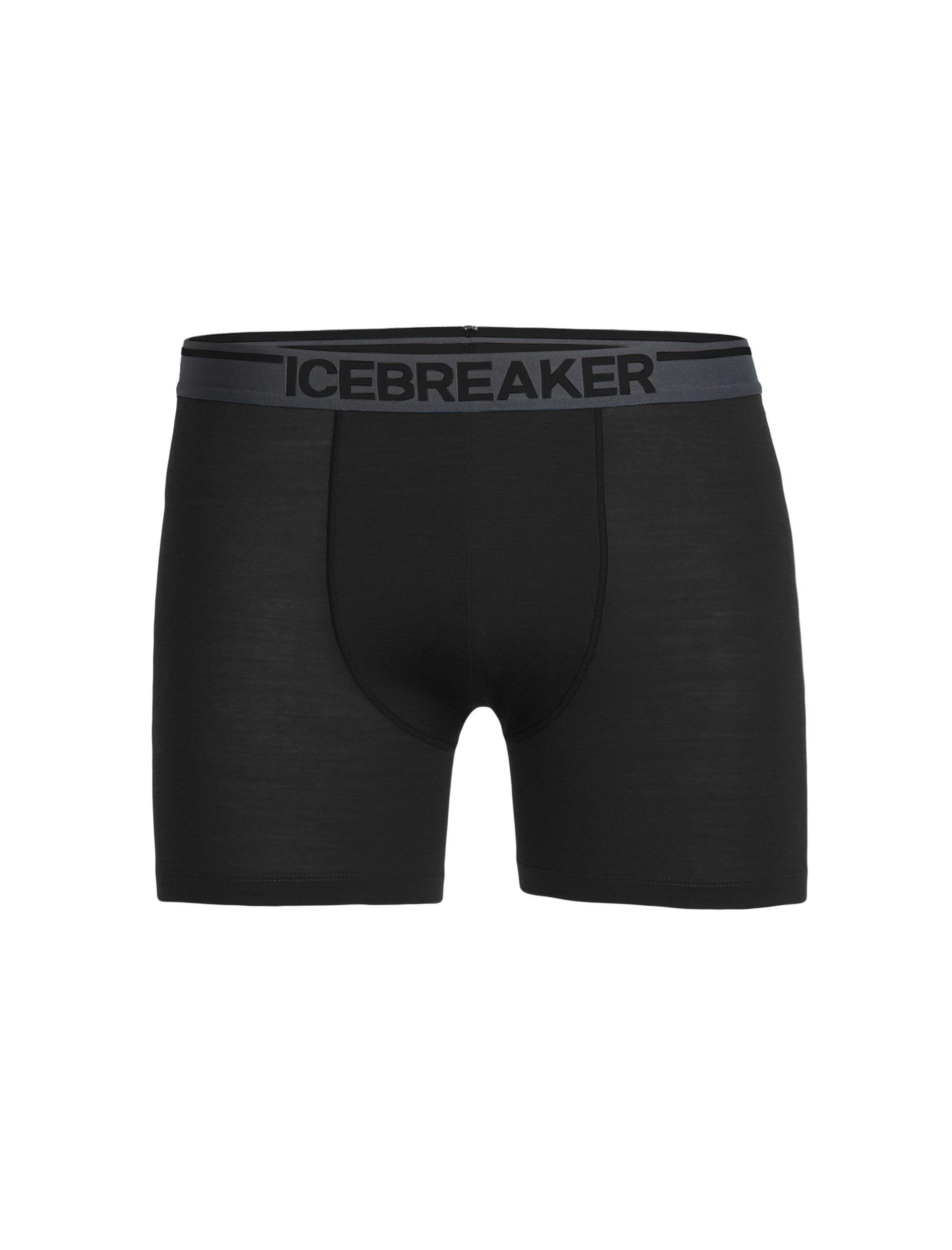 Icebreaker Icebreaker Mens Anatomica Boxers Black-Monsoon 103029 Platou Sport 1