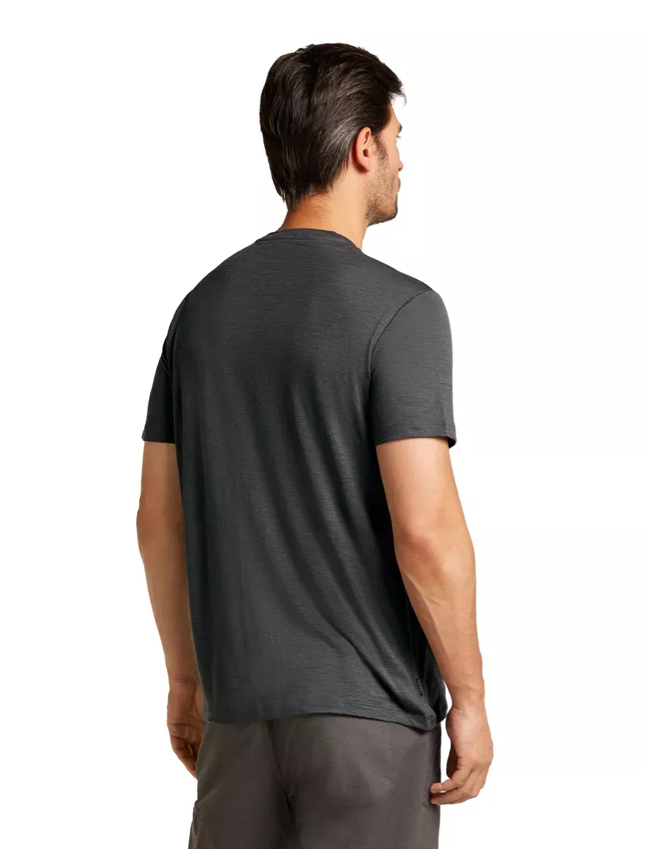 Icebreaker Icebreaker Mens Mer 150 Tech Lite Ss Tee Catch Me Outs Obsidian 0A576G Platou Sport 4