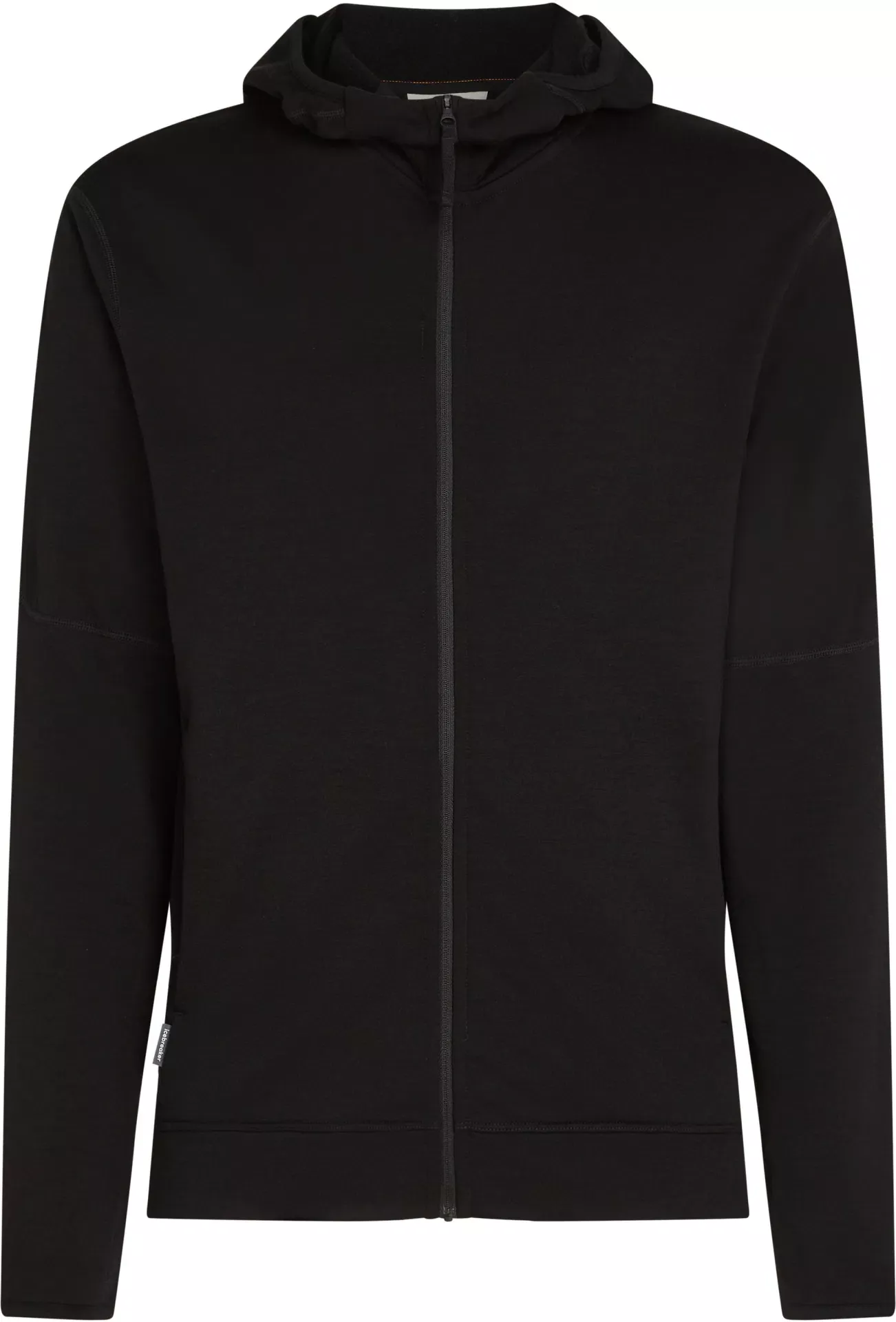 Icebreaker Icebreaker Mens Mer 360 Realfleece Elem Ls Z Hood Black 0A571U Platou Sport 1