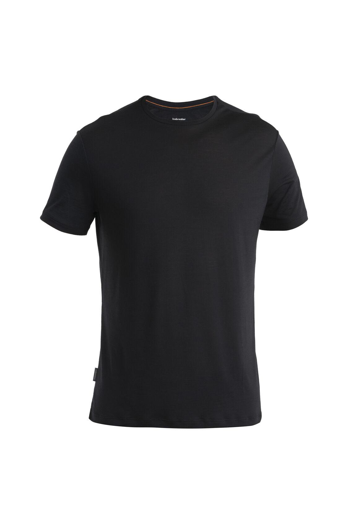 Icebreaker Icebreaker Mens Merino 125 Cool-Lite Sphere III Short Sleeve Tee Black 0A56ZM Platou Sport 1