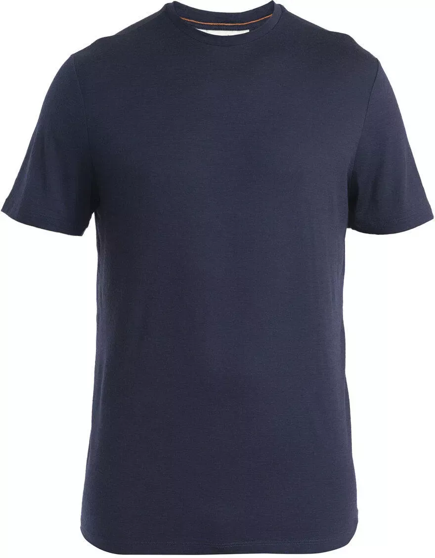 Icebreaker Icebreaker Mens Merino 125 Cool-Lite Sphere III Short Sleeve Tee Midnight Navy Heather 0A56ZM Platou Sport 1
