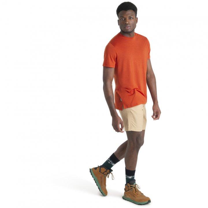 Icebreaker Icebreaker Mens Merino 125 Cool-Lite™ Sphere III SS Tee Molten 0A56ZM Platou Sport 7