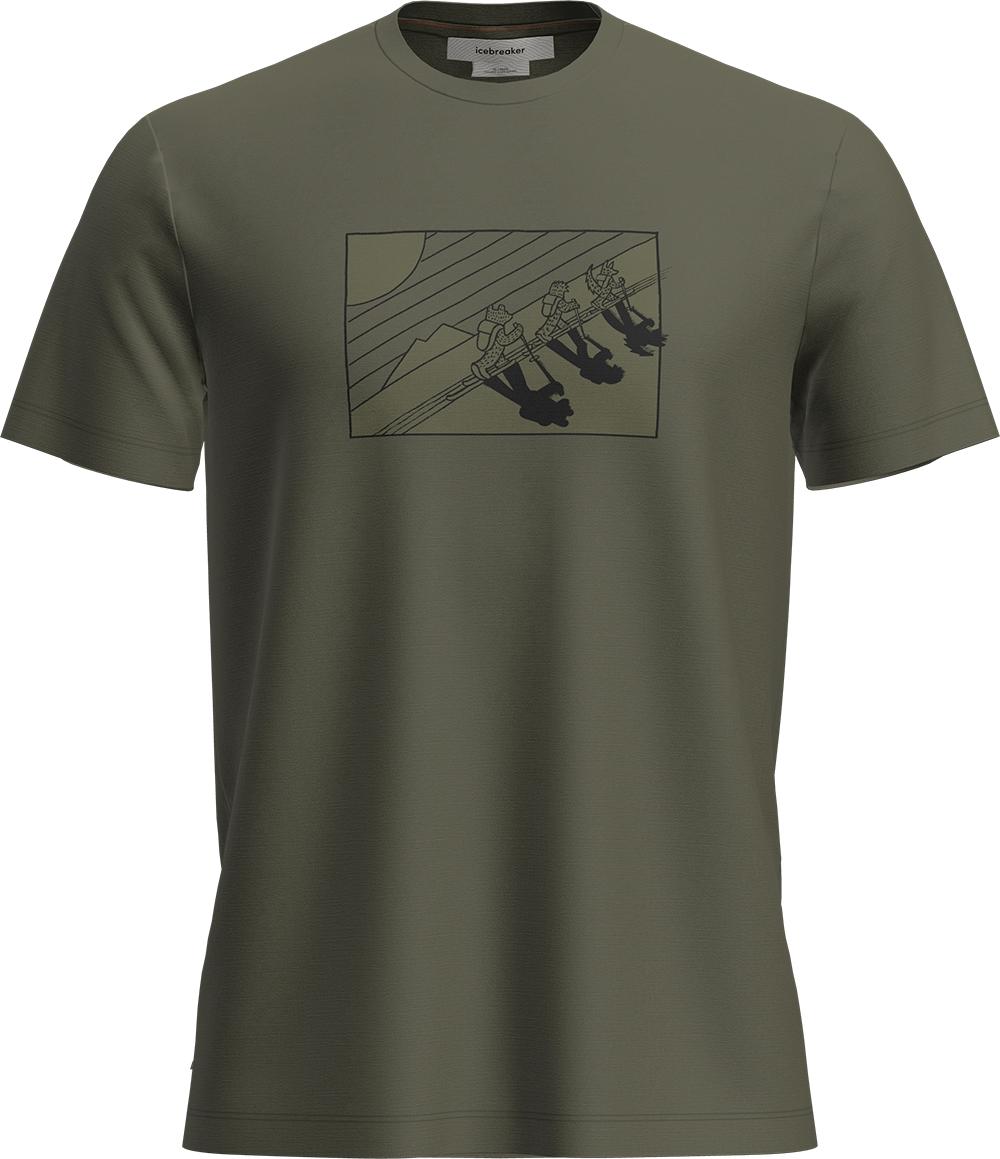 Icebreaker Icebreaker Mens Merino 150 Tech Lite SS Tee In The Wild Loden 0A57BW Platou Sport 1