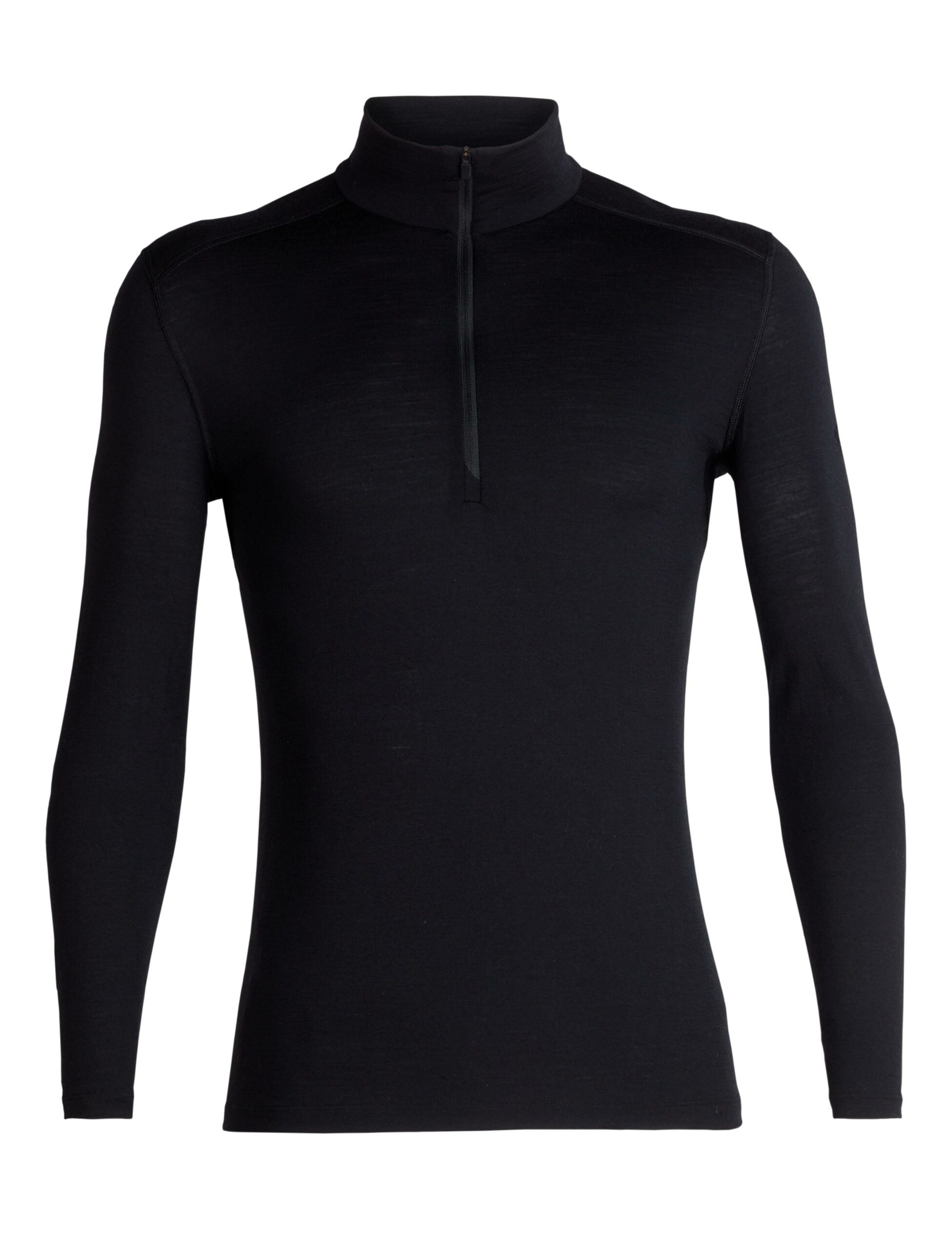 Icebreaker Icebreaker Mens Merino 200 Oasis LS Half Zip Black B04367 Platou Sport 1