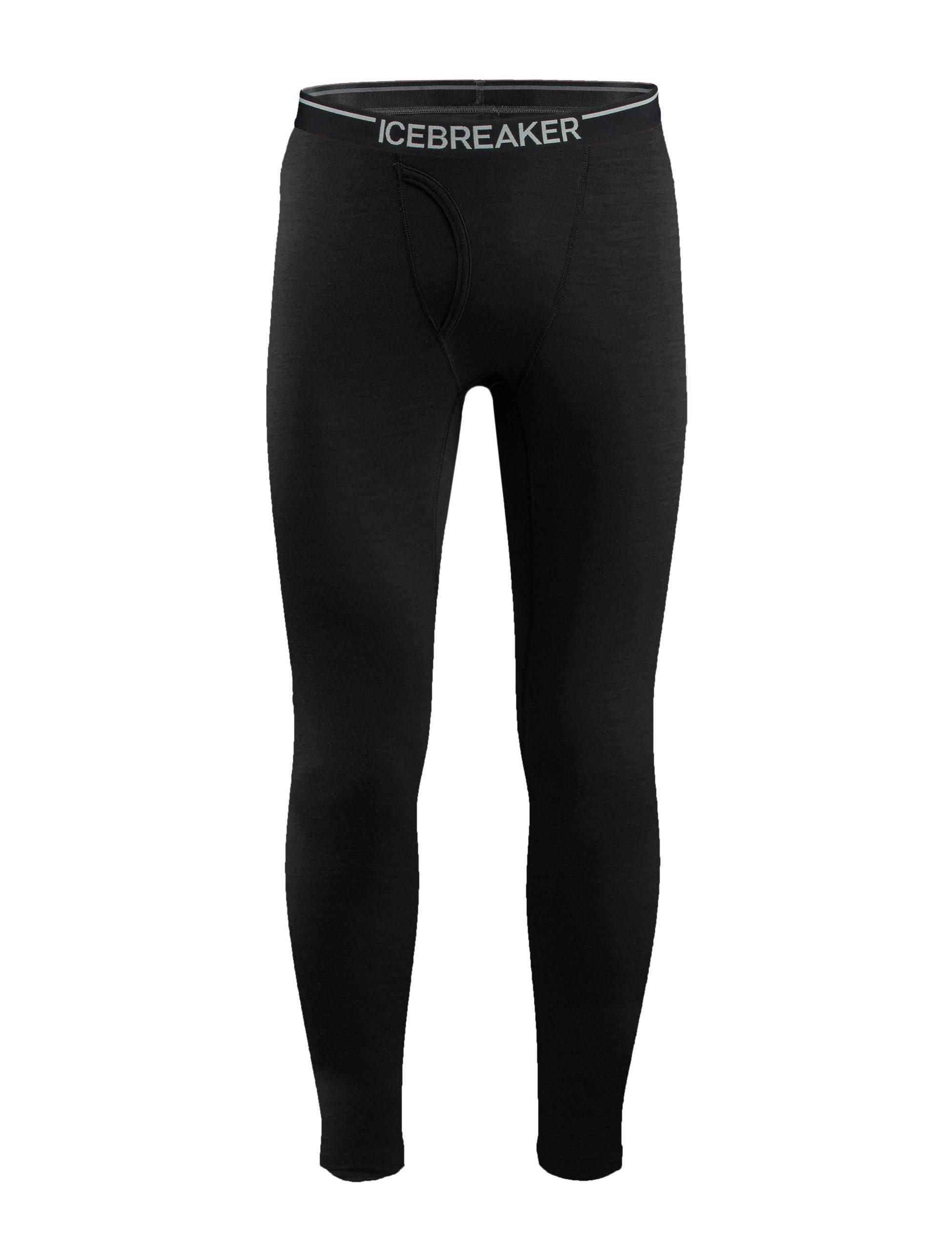 Icebreaker Icebreaker Mens Merino 200 Oasis Leggings Black 104369 Platou Sport 1