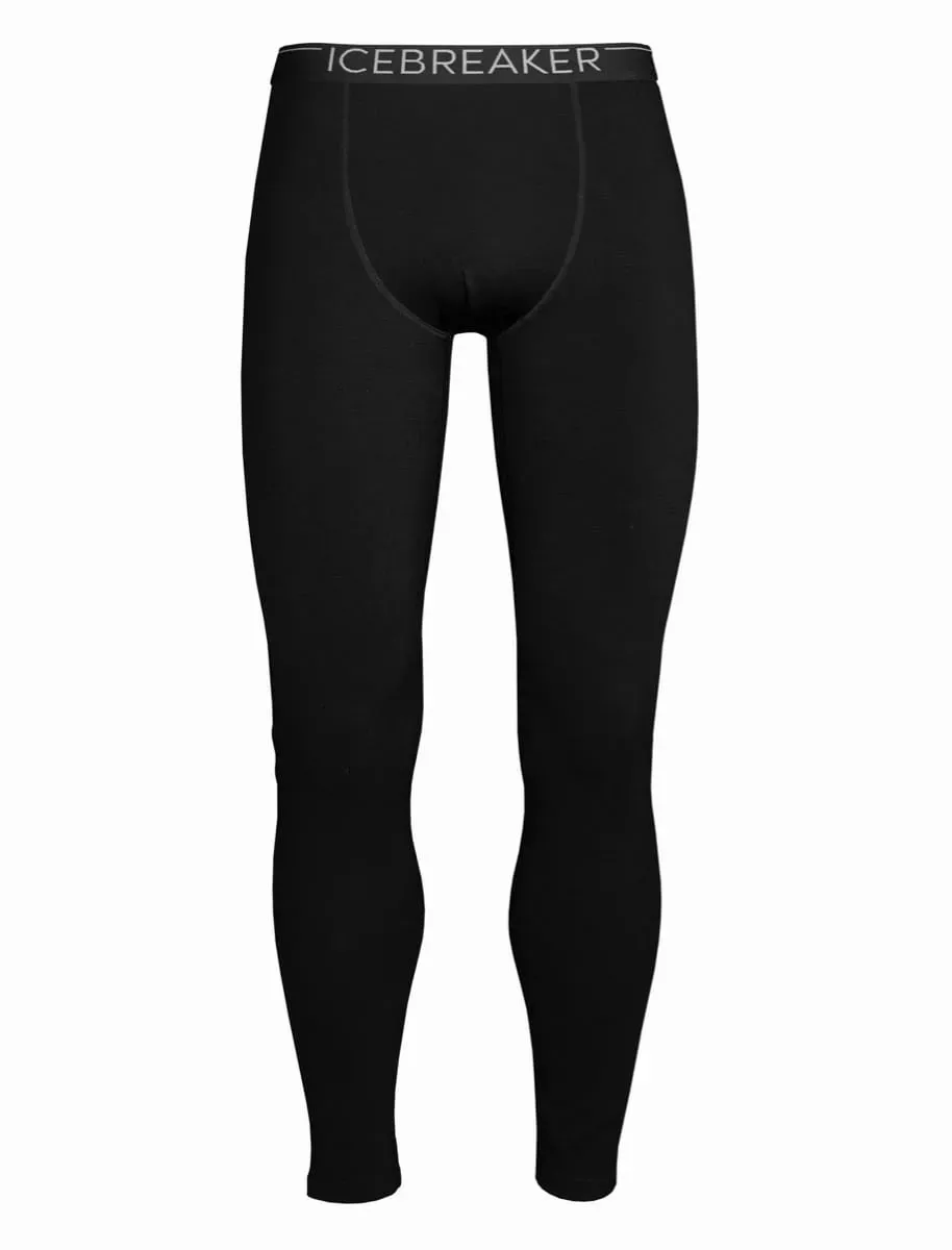 Icebreaker Icebreaker Mens Merino Leggings Black 0A56B9 Platou Sport 1
