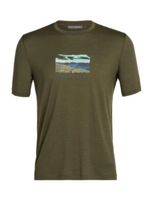 Icebreaker Mens Tech Lite Ii Ss Tee Trailhead Loden