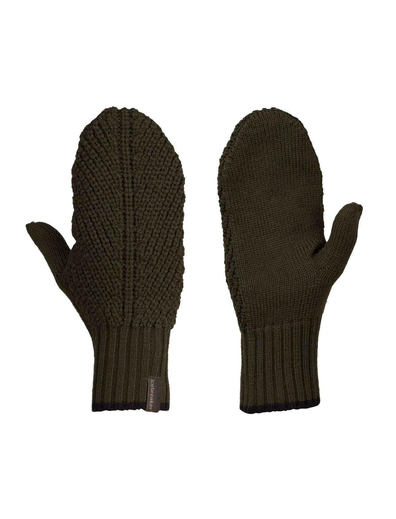 Icebreaker Icebreaker U Waypoint Mittens Kale-Midnight Na 104830 Platou Sport 1