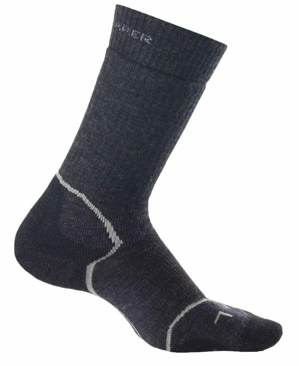 Icebreaker Icebreaker Wmns Hike+ Medium Crew Jet HTHR-Silver-Black IBND15 Platou Sport 1