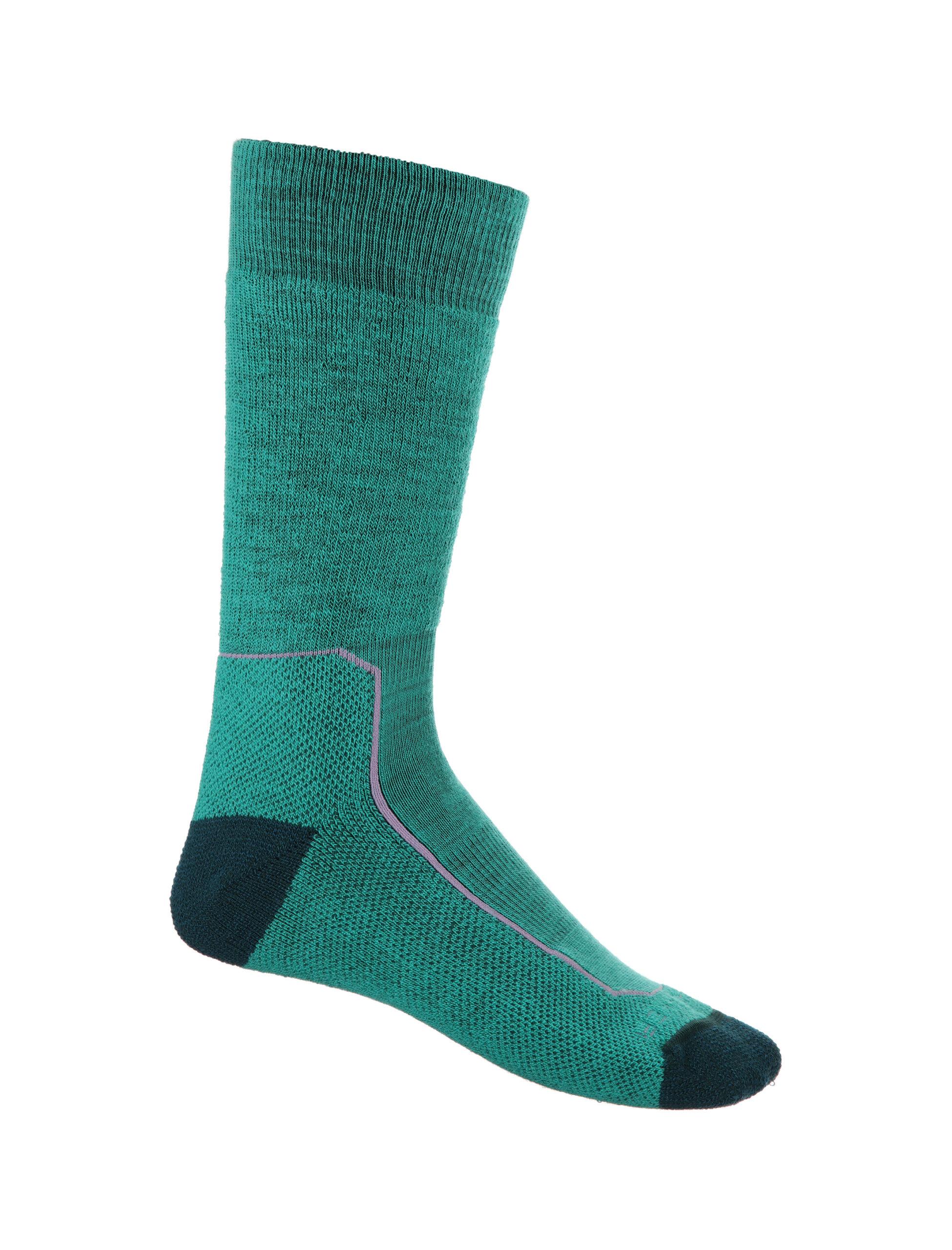 Icebreaker Icebreaker Women Hike+ Medium Crew Fresh-Greenglory 105097 Platou Sport 1