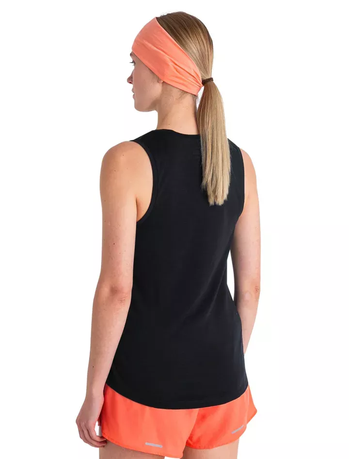 Icebreaker Icebreaker Womens Merino 125 Cool-Lite Sphere III Tank Black 0A56ZQ Platou Sport 2