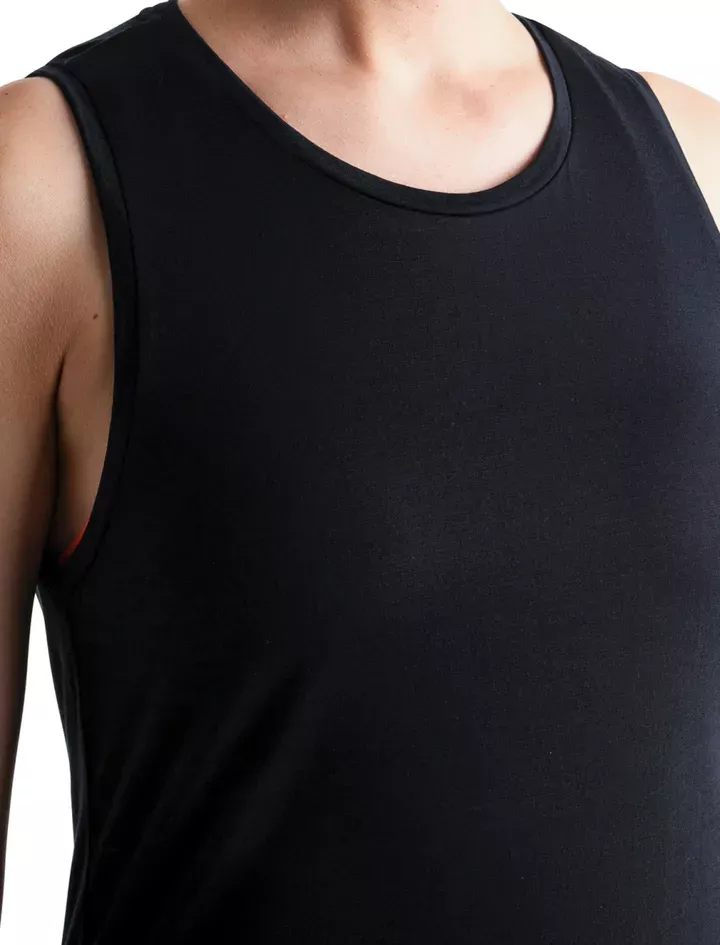 Icebreaker Icebreaker Womens Merino 125 Cool-Lite Sphere III Tank Black 0A56ZQ Platou Sport 3