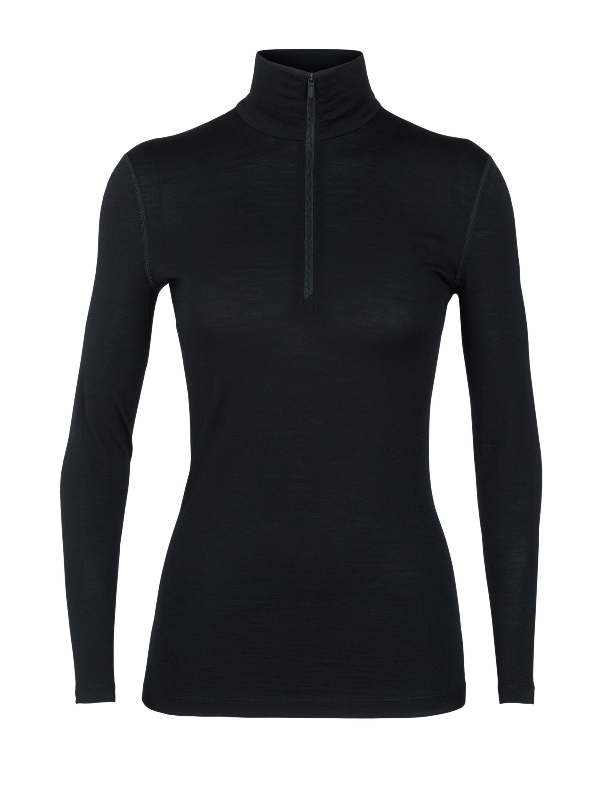 Icebreaker Icebreaker Womens Merino 200 Oasis LS Half Zip Black B04380 Platou Sport 1