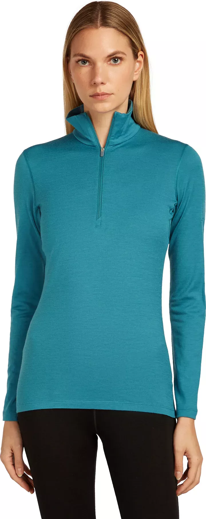 Icebreaker Icebreaker Womens Merino 200 Oasis LS Half Zip Topaz B04380 Platou Sport 1