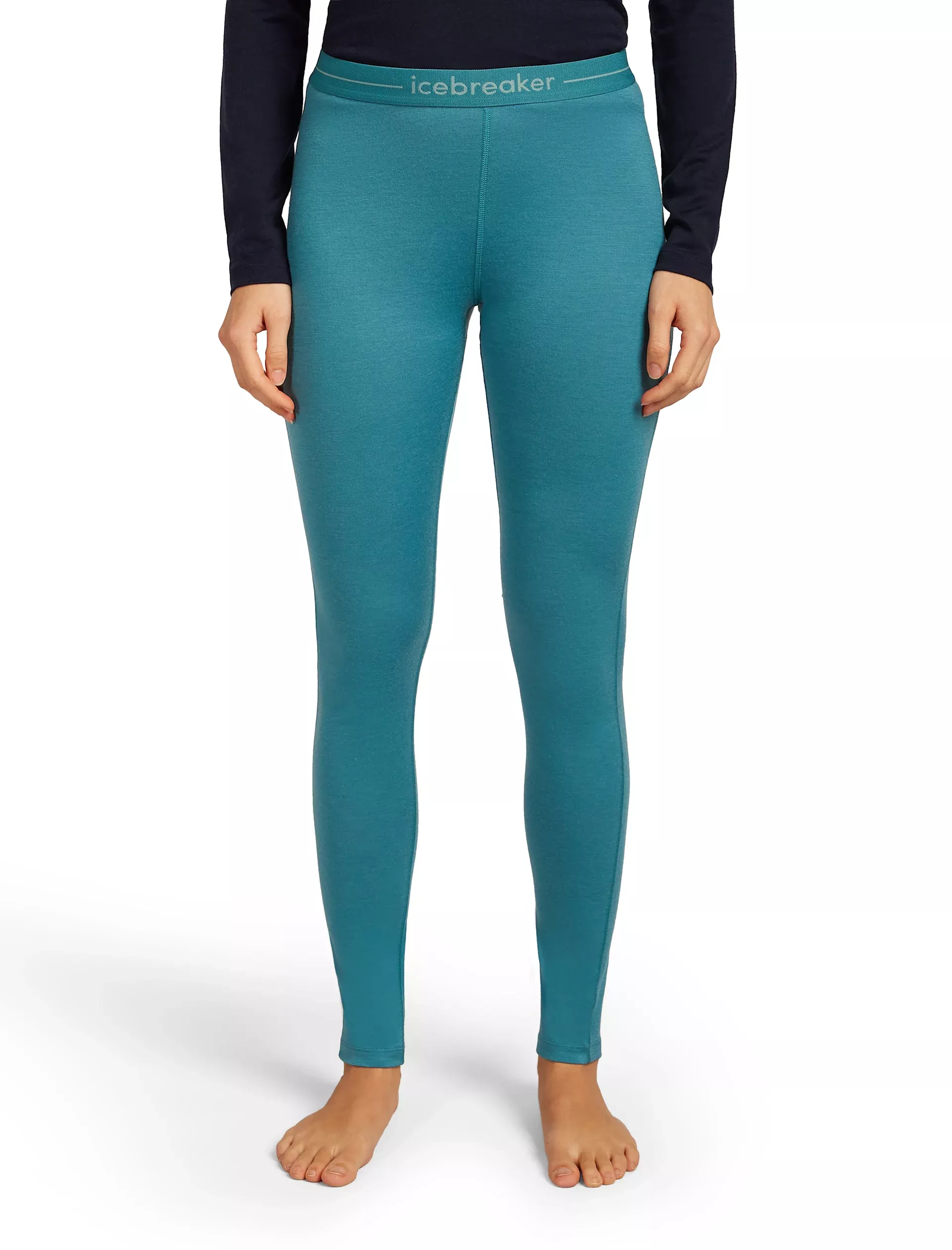 Icebreaker Icebreaker Womens Merino 200 Oasis Leggings Topaz 104383 Platou Sport 1