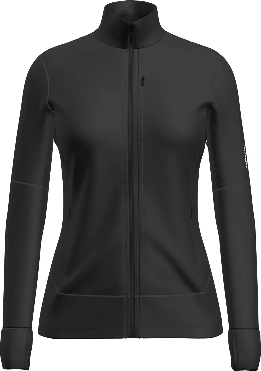 Icebreaker Icebreaker Womens Merino 260 Quantum IV LS Zip Black BA56XQ Platou Sport 1