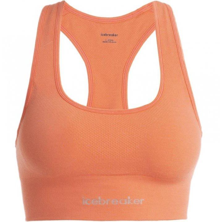 Icebreaker Icebreaker Womens Merino 260 Zoneknit Seamless Bra Graphite 0A56XN Platou Sport 1