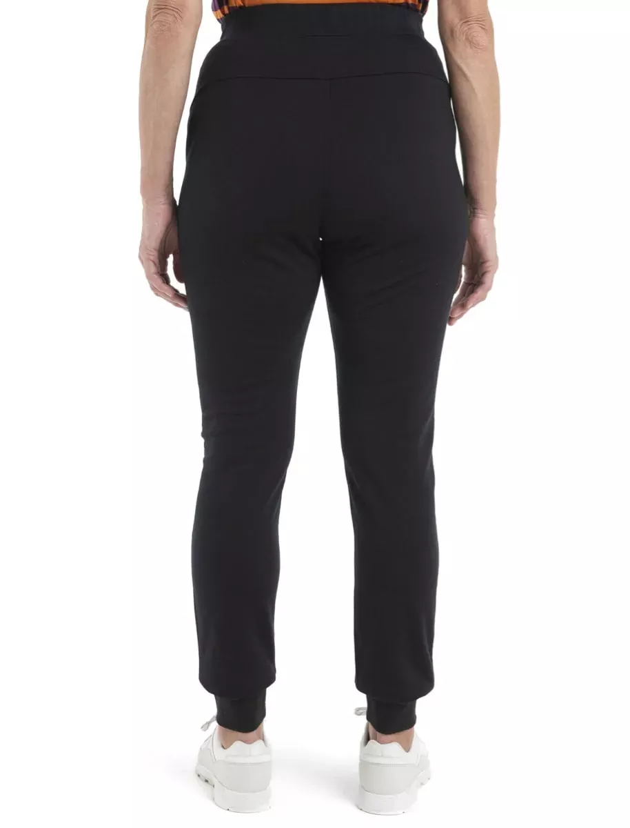 Icebreaker Icebreaker Womens Merino Blend 200 Crush II Pants Black 0A56T4 Platou Sport 1