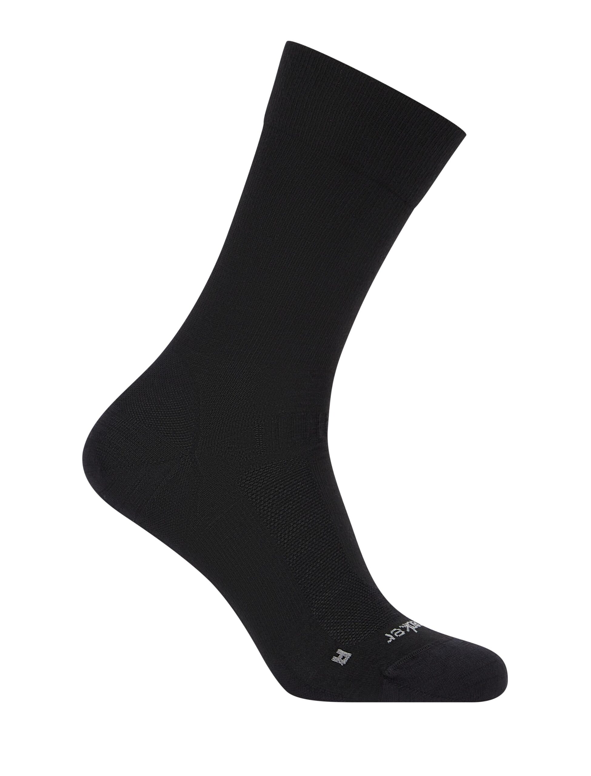 Icebreaker Icebreaker Womens Merino Hike+ Liner Crew Black 0A57AK Platou Sport 1