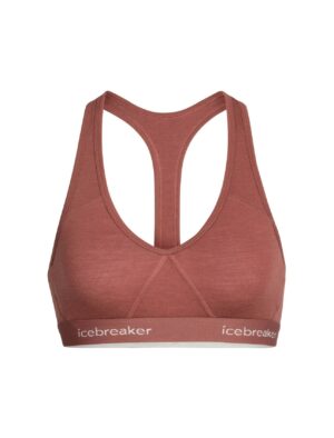 Icebreaker Womens Sprite Racerback Bra Grape