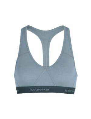 Icebreaker Womens Sprite Racerback Bra Gravel