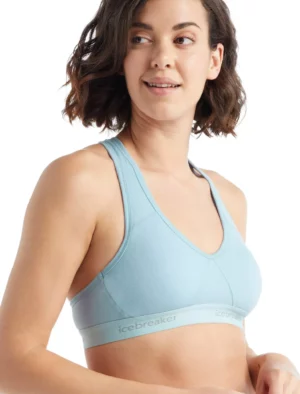 Icebreaker Womens Sprite Racerback Bra Haze