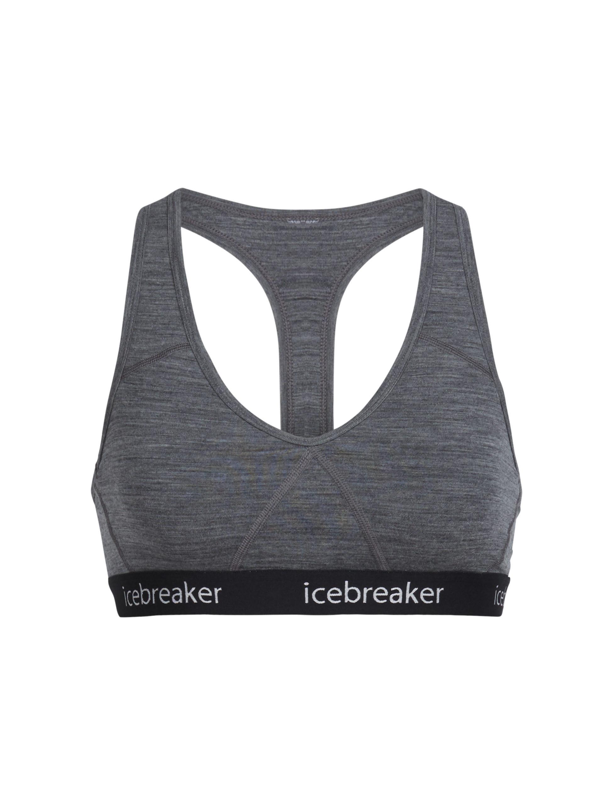 Icebreaker Icebreaker Womens Sprite Racerback Bra Hthr-Black 103020 Platou Sport 1