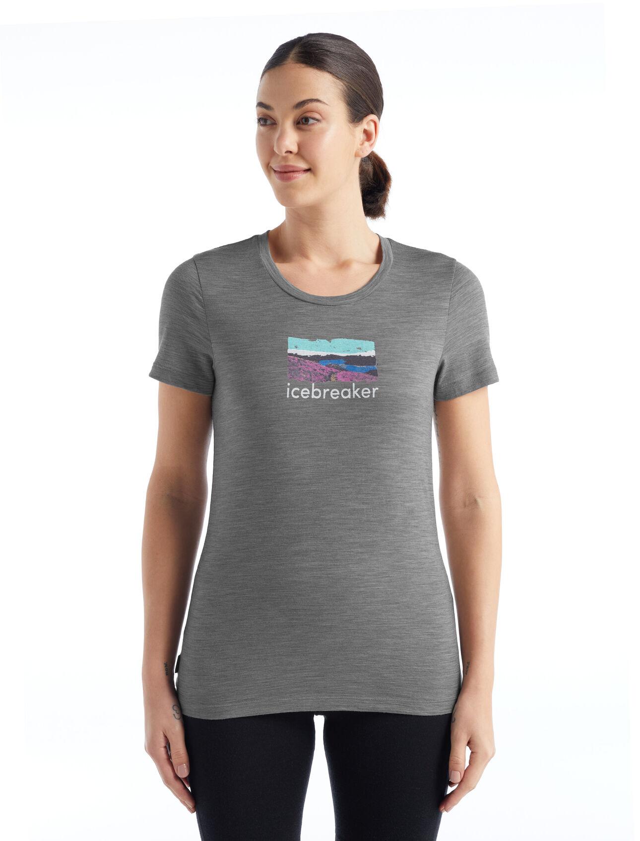 Icebreaker Icebreaker Womens Tech Lite Ii Ss Tee Trailhead Metro Hthr 0A56DR Platou Sport 1