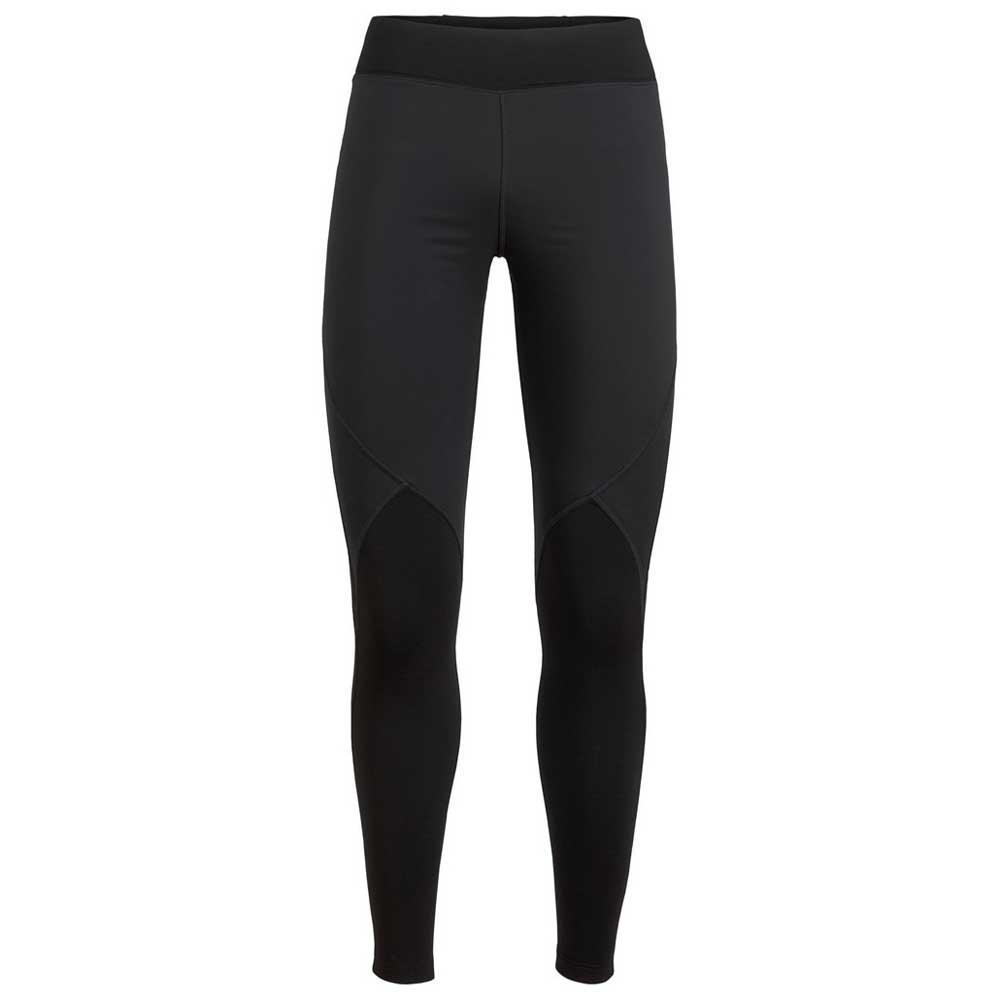 Icebreaker Icebreaker Womens Tech Trainer Hybrid Leggings Black Black 105224 Platou Sport 1