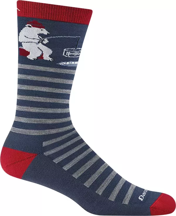 Ikke definert Darn Tough Wild Life Crew Lightweight w-Cushion Mens Polar Bear Lake DT6096 Platou Sport 1