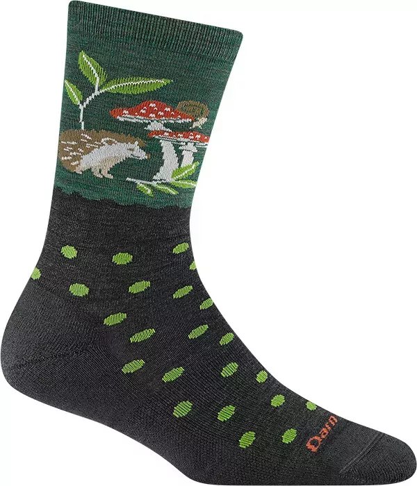Ikke definert Darn Tough Wild Life Crew Lightweight w-Cushion Womens Hedgehog Moss DT6105 Platou Sport 1