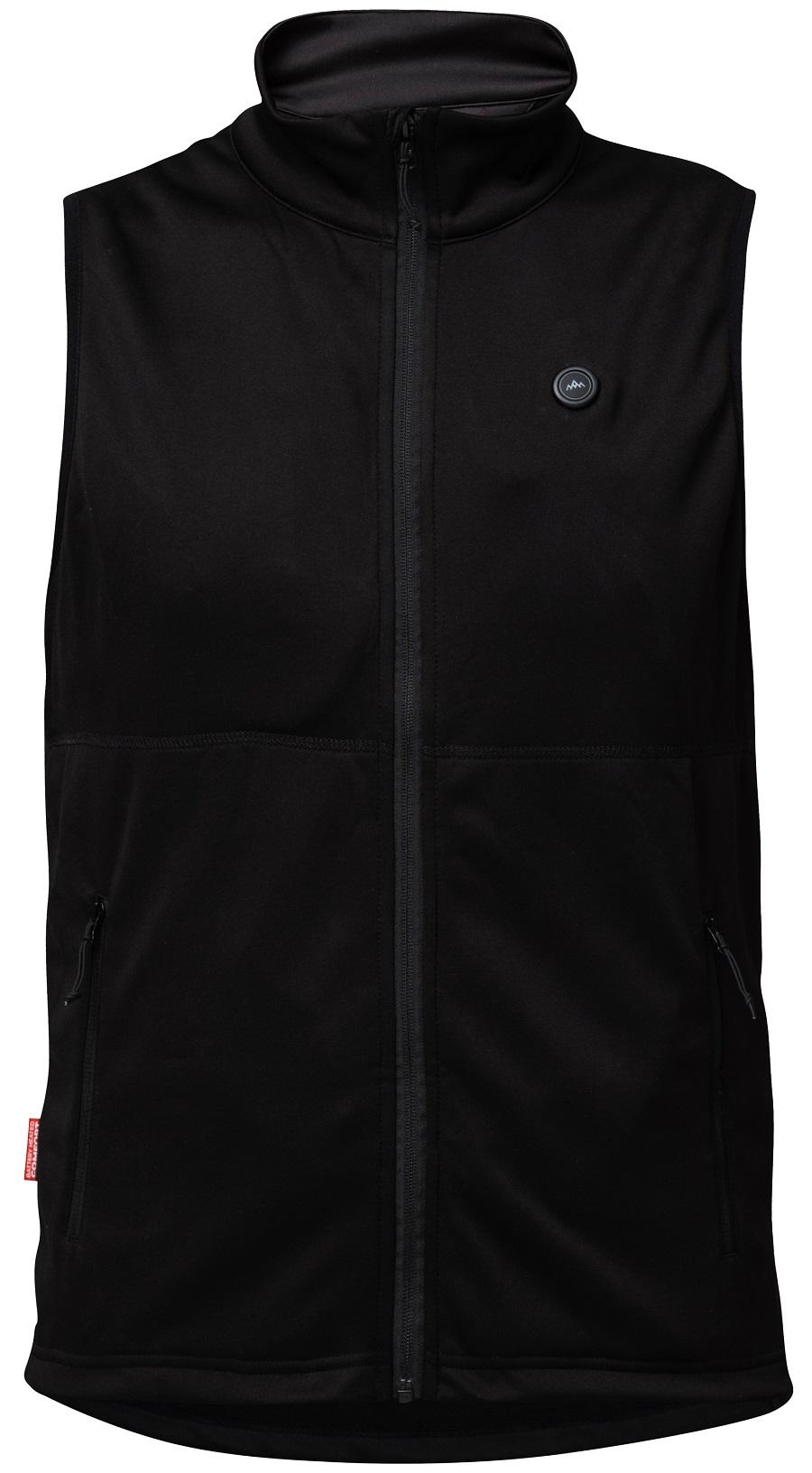 Ikke definert Heat Experience Heated Fleece Vest Mens Black HECL005BK Platou Sport 1