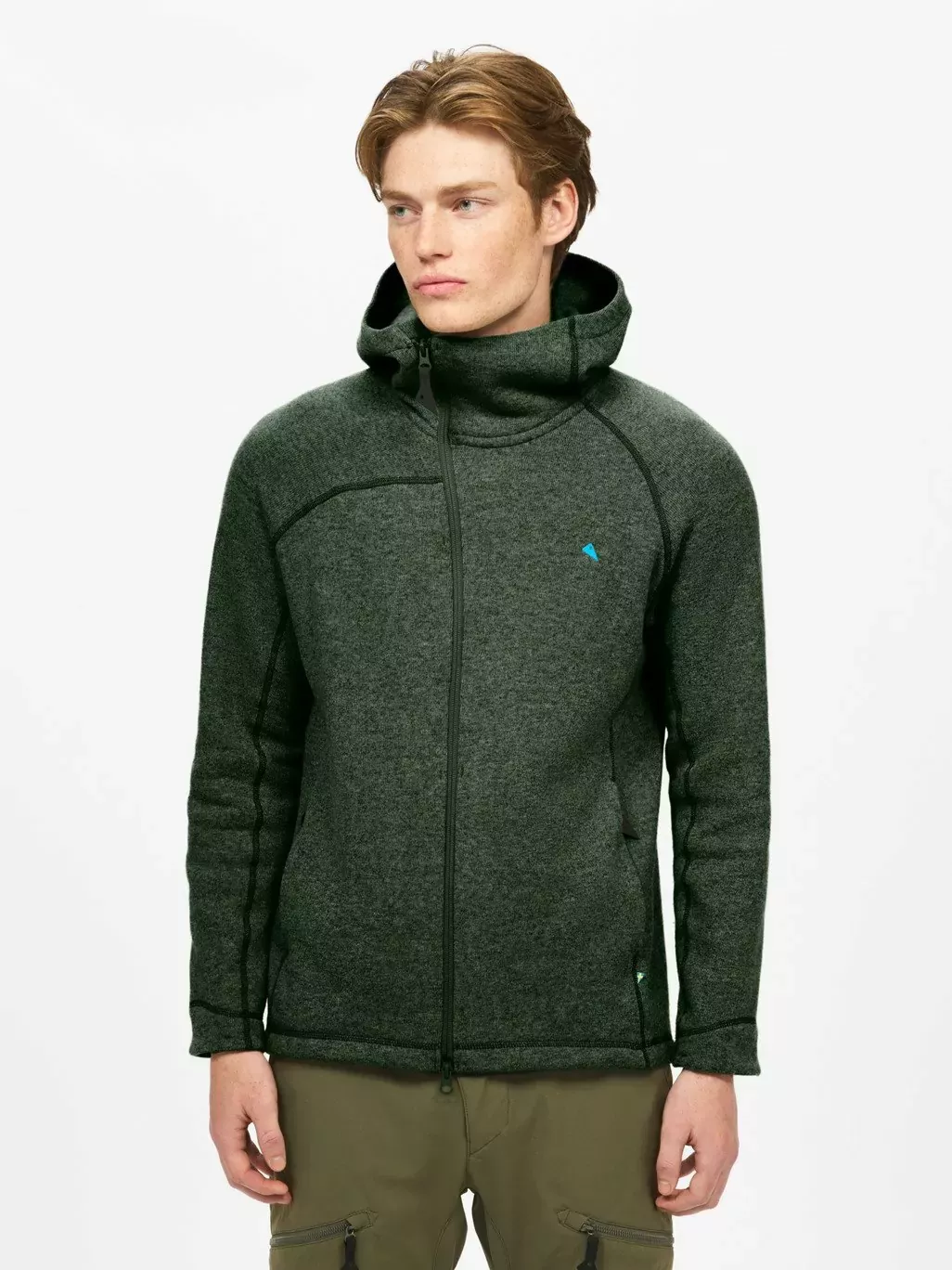 Ikke definert Klättermusen Balder 2.0 Zip Hoodie Mens Rosin Green 10518 Platou Sport 1