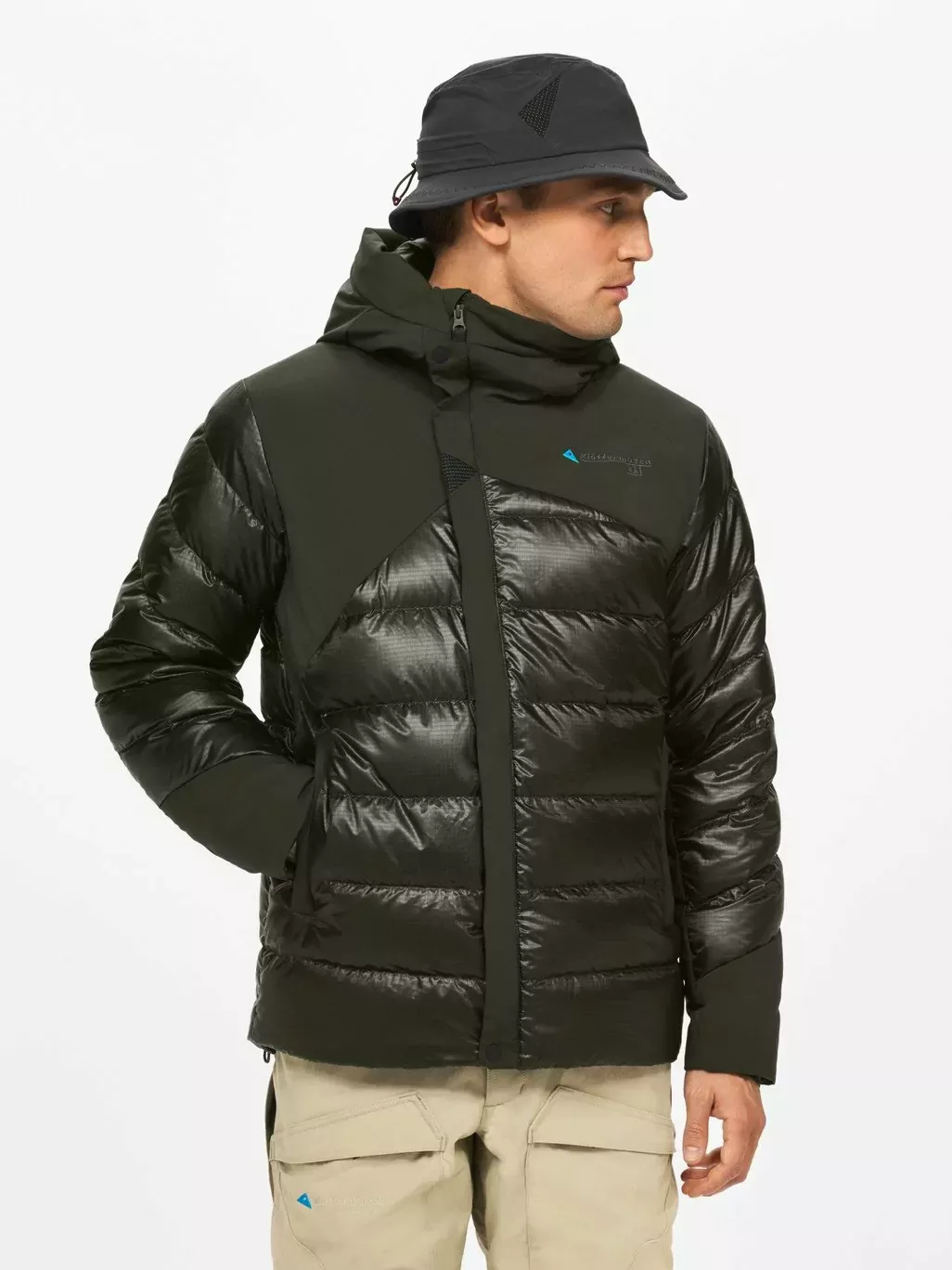Ikke definert Klättermusen Rå Hood Jacket Mens Dark Dusty Green 10533 Platou Sport 1