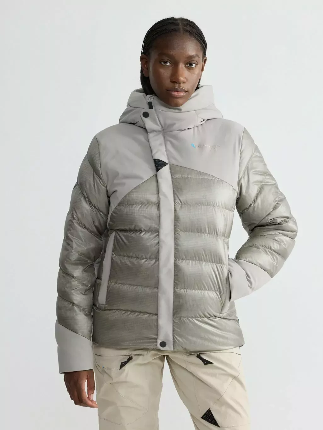 Ikke definert Klättermusen Rå Hood Jacket Womens Flint Grey 10534 Platou Sport 1
