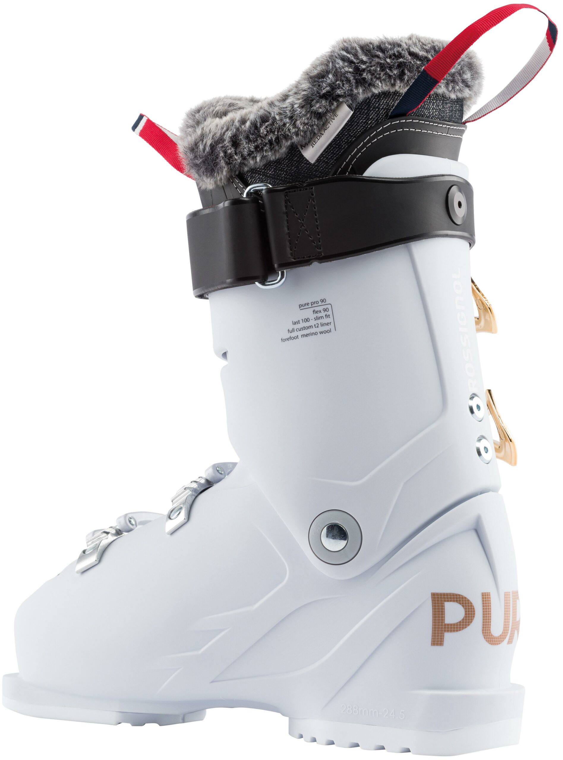 Ikke definert Rossignol Pure Pro 90 - White Grey RBJ2270 Platou Sport 3
