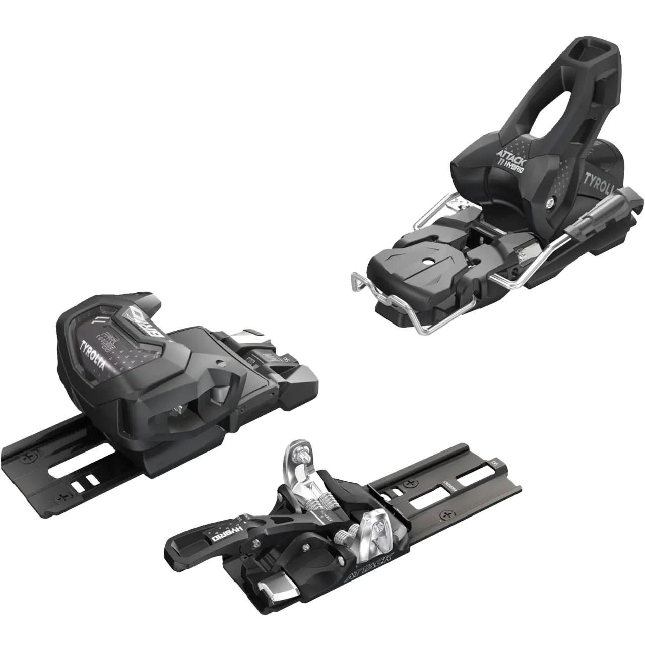 Ikke definert Tyrolia Attack Hybrid 11 MN-PT Solid Black-Silver 114630 Platou Sport 1