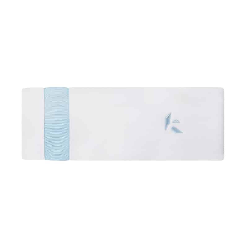 Kibo Kibo Stripe Headband White w-Navy Platou Sport 1