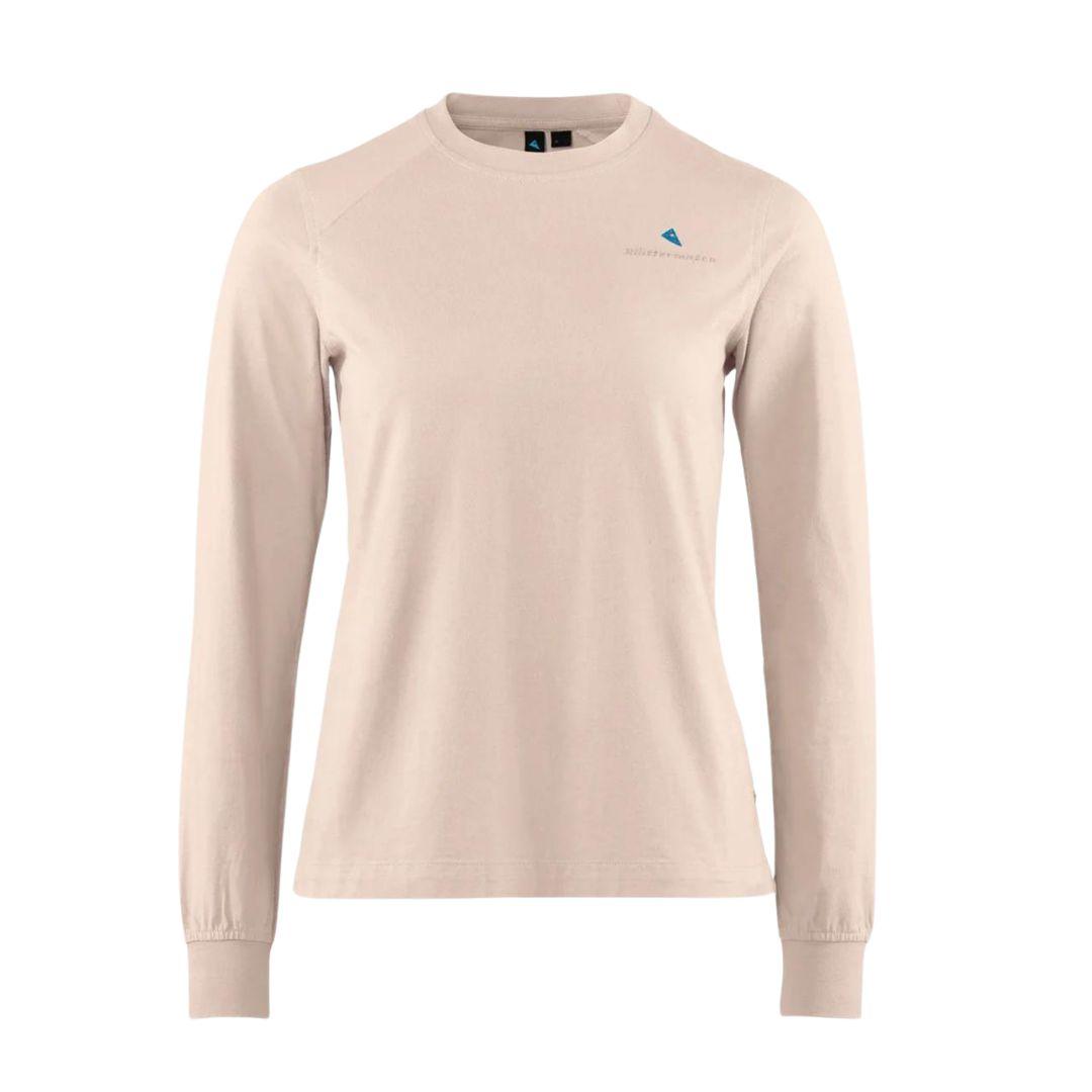 Klättermusen Klättermusen Root Logo LS Tee Womens Cream Rose 10423 Platou Sport 1
