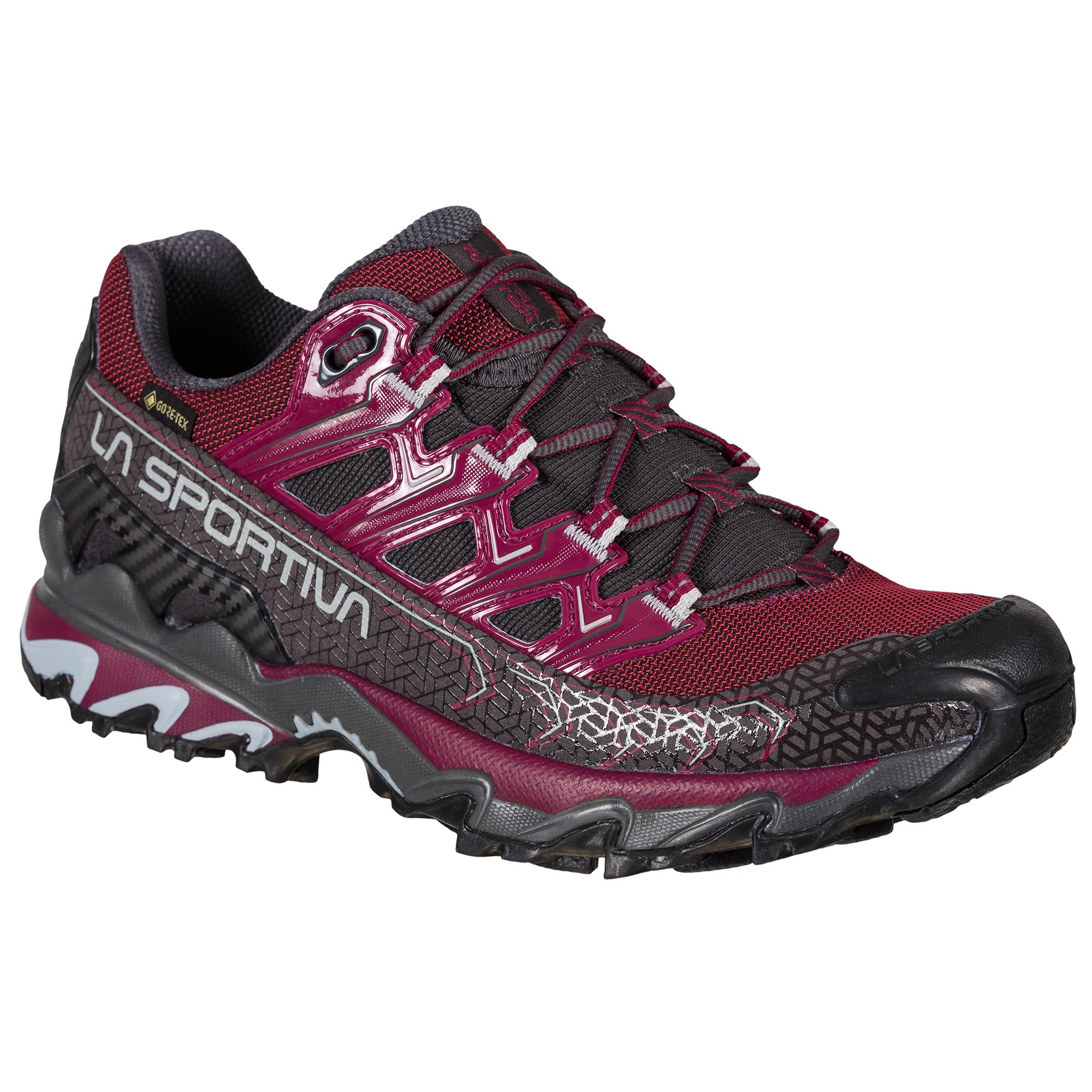 La Sportiva La Sportiva Ultra Raptor II GTX Womens Hikingsko Red Plum-Carbon LA46S Platou Sport 1